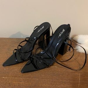 Nasty Gal Strappy Block Heel